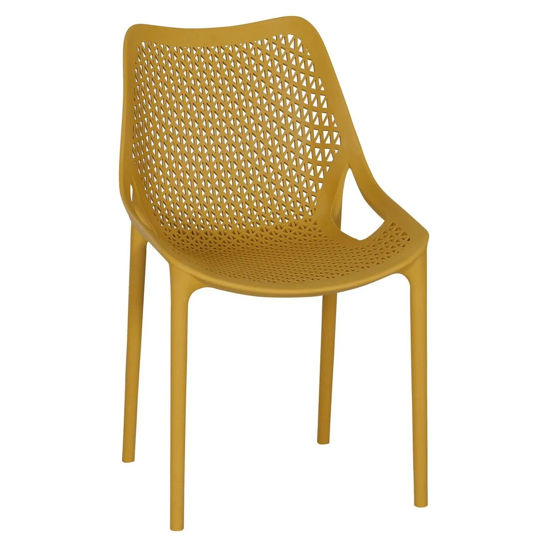 Stabelstol ute District plast 50x60 cm - Siena Garden