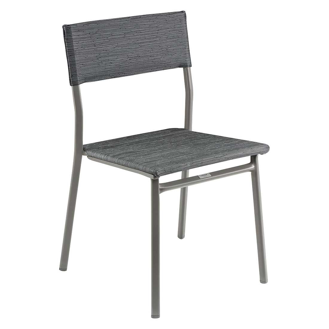 Stabelstol ute Oron stål/Batyline 50x49 cm - Lafuma - Image 4