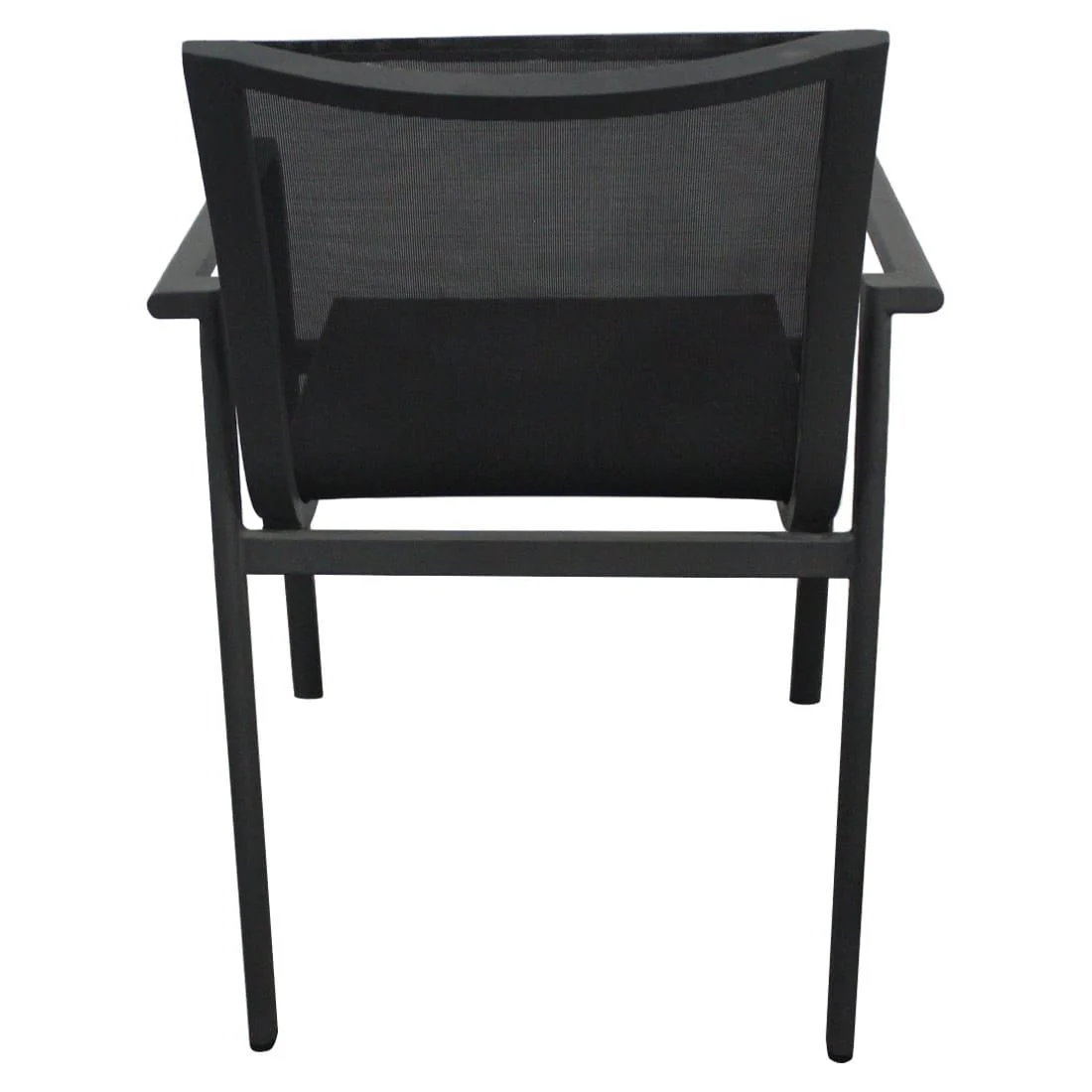 Stabelstol ute Santa Monica aluminium/textilen 57x66 cm - OUTLIV. - Image 5