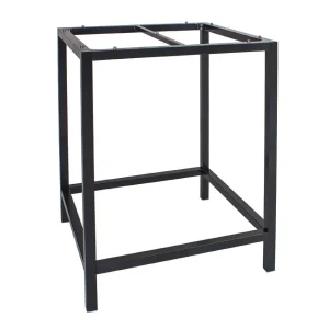 Ståbord understell 80x80 cm aluminium grafitt - Stern