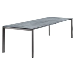 Uttrekkbart hagebord 180-290x100 cm aluminium/HPL - Sieger
