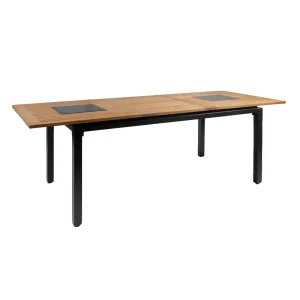 Uttrekkbart hagebord Concept 180/240x100 cm aluminium teak - Hartman