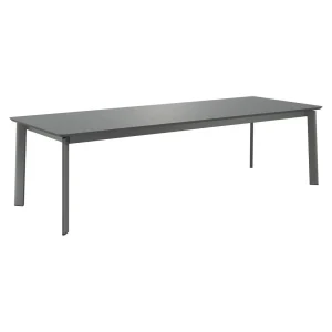 Uttrekkbart hagebord Milano 266/331/396x110cm aluminium - OUTLIV.