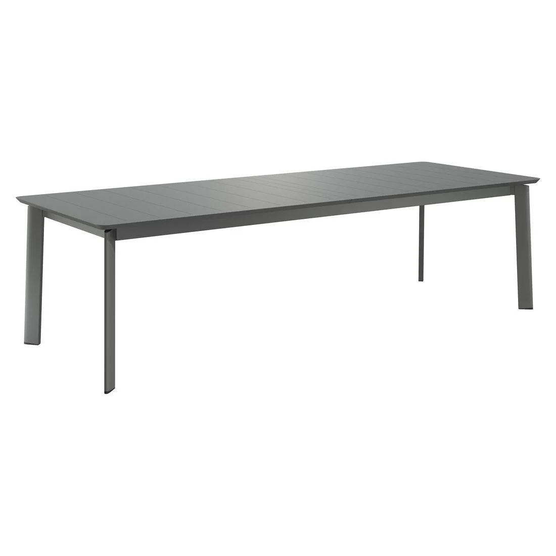 Uttrekkbart hagebord Milano 266/331/396x110cm aluminium - OUTLIV.